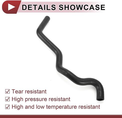 1 قطعة خرطوم سخان HVAC لـ Acura TSX 2.4L 2004-2008 لهوندا أكورد 2.4L 2003-2007 مخرج مياه مبرد المحرك رقم 79725SDAA00 مطاط أسود in Kuwait