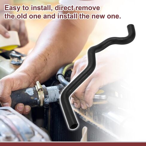 1 قطعة خرطوم سخان HVAC لـ Acura TSX 2.4L 2004-2008 لهوندا أكورد 2.4L 2003-2007 مخرج مياه مبرد المحرك رقم 79725SDAA00 مطاط أسود in Kuwait