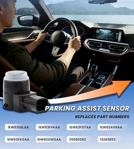 PDC Parking Assist Sensor Compatible with 2009-2020 Dodge Challenger Journey Ram 1500 2500 3500 Nitro 2009-2015 Jeep Commander Liberty Grand Cherokee Replaces 1EW63TZZAA 25980282 in Kuwait