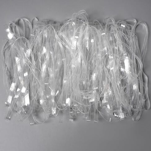 Rubber Bands 5inx0.2in 190Pcs Clear Rubber Band for Balloon Arch Elastic Tying Bands Rubber Bands for Office Crafts Transparent TPU Rubberband Clear Elastic for Home Office Crafts in Saudi Arabia