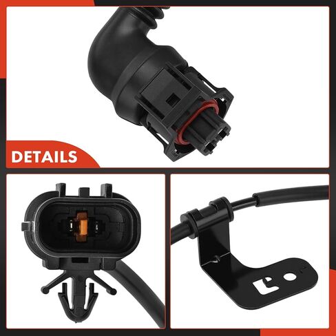 A-Premium Front Left ABS Wheel Speed Sensor Compatible with Hyundai & Genesis Models - Genesis 2014-2015, G80 2017-2020, RWD in Kuwait