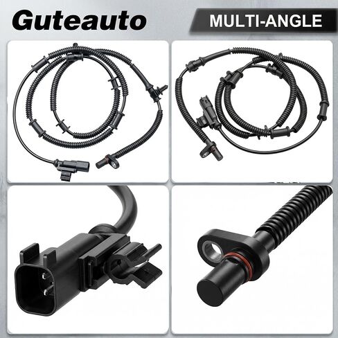 Rear Left Right ABS Wheel Speed Sensor for Chrysler Town & Country 2012-2016 for Dodge Grand Caravan 2012-2020 for Ram C/V 2012-2015 3.6L | OE Replacement 68127990AB, 68127990AC | 2 Pack in Kuwait