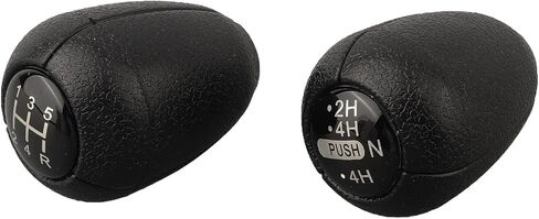 2-Pack 5 Speed Manual Gear Shift Knob Set For Nissan Patrol Y60 1987-1995 Safari 280ZX 720 Pickup For Sentra With M8xP1.25 Thread in Saudi Arabia
