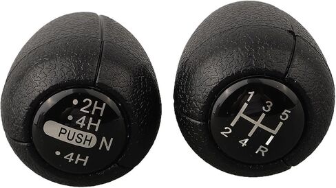 2-Pack 5 Speed Manual Gear Shift Knob Set For Nissan Patrol Y60 1987-1995 Safari 280ZX 720 Pickup For Sentra With M8xP1.25 Thread in Saudi Arabia
