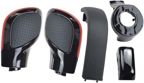Leather with Hole red DSG Gear Shift Knob Gear Side Cover DSG Emblem for VW Golf 6 7 R GTI Passat B7 B8 CC R20 Jetta MK6 GLI Car Parts (3 pcs) in Kuwait