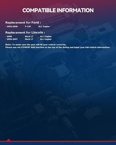 KAX M630001 Brake Master Cylinder Replacement for Ford F-150 2004-2008, Lincoln Mark LT 2006-2008 in Kuwait