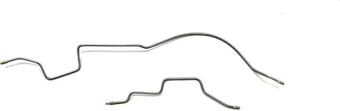 Rear Axle Brake Lines - Fits 87-95 Jeep Wrangler w/Non ABS - Galfan Coated Steel - The Stop Shop in Kuwait