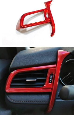 Car Accessories Fit for Toyota Camry 2018-2023 ABS Interior Side Left Air Vent Outlet Cover Trim 1PC Set （Red） in Saudi Arabia