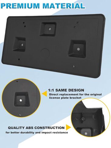 FASTCHE Front Bumper License Tag Plate Frame Bracket Holder Compatible with 2015 2016 Honda CR-V License Plate Bracket Replace # 71145-T1W-A00 71145T1WA00 in Kuwait