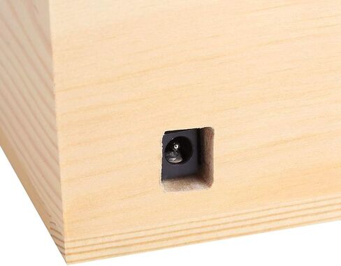 Cryfokt Dont Touch صندوق عديم الفائدة خشبي USB صندوق توفير المال الإلكتروني مضحك لعبة تخفيف التوتر التفاعلية هدية مكتب الديكور لمكتب المنزل والمكتب in Kuwait