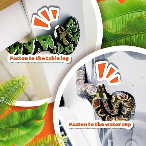 7 Toy Simulated Snake Bracelet - PVC Fun Prank Creative Toys - Halloween Decorative Props and Scary Party Models Real for Adults Teens and Everyday Pranks in Saudi Arabia