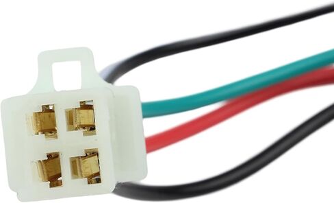 4 سلك دبوس مفتاح الإشعال مجموعة التبديل متوافق مع 50cc 70cc 90cc 110cc 125cc 150cc 200cc 250cc الصينية حفرة الترابية دراجة ATV رباعية 4 عجلات سكوتر الكهربائية TaoTao SUNL أجزاء حزمة من 2 in Kuwait