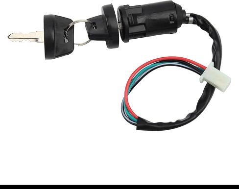 4 سلك دبوس مفتاح الإشعال مجموعة التبديل متوافق مع 50cc 70cc 90cc 110cc 125cc 150cc 200cc 250cc الصينية حفرة الترابية دراجة ATV رباعية 4 عجلات سكوتر الكهربائية TaoTao SUNL أجزاء حزمة من 2 in Kuwait