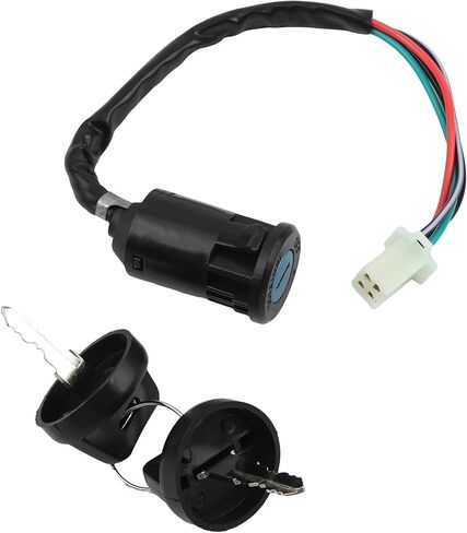 4 سلك دبوس مفتاح الإشعال مجموعة التبديل متوافق مع 50cc 70cc 90cc 110cc 125cc 150cc 200cc 250cc الصينية حفرة الترابية دراجة ATV رباعية 4 عجلات سكوتر الكهربائية TaoTao SUNL أجزاء حزمة من 2 in Kuwait