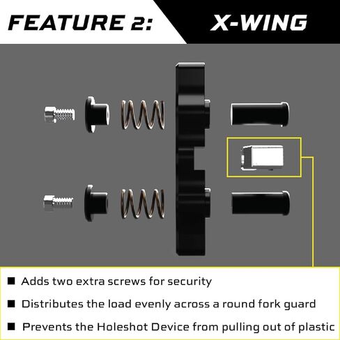 Tamer MX HH-2521 Double Button Motocross Holeshot Device – Fits Cobra, Gas Gas, Husqvarna, Kawasaki, and KTM - Black Launch Control System with WDS 2.0 Ring – Dirtbike Start Device – Made in USA in Saudi Arabia
