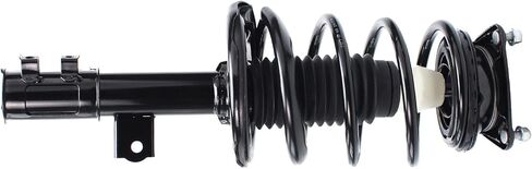 Detroit Axle - Front Right Strut for Hyundai Elantra 07-10, Passenger Side Strut w/Coil Spring 2007 2008 2009 2010 Replacement Suspension Quick Install Ready Strut Shock Assembly in Kuwait