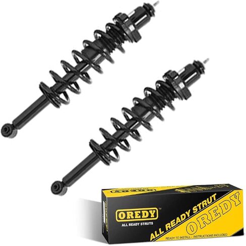 OREDY Rear Complete Struts Assembly Kit for 2009 2010 Dodge Journey, Shock Absorber with Coil Spring, Front Left & Right Suspension Replacement in Kuwait