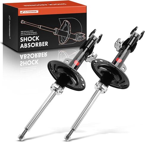 A-Premium Front Pair [2] Strut Assembly Compatible with Toyota Highlander 2008 2009 2010, Driver and Passenger Side in Kuwait