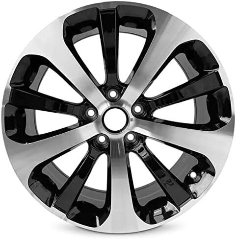 عجلة استبدال OEM جديدة لسيارة كيا سورينتو 2015 مقاس 18x7.5 بوصة حافة من الألومنيوم وجه أسود مناسب 235/60R18 in Kuwait