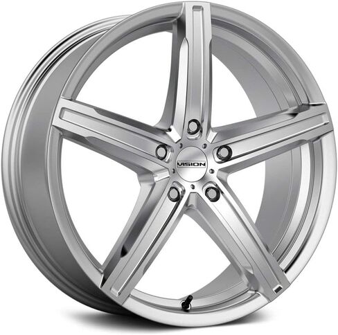 Vision 469 Boost 17x7 5x108 +38mm Silver Wheel Rim 17" Inch in Kuwait