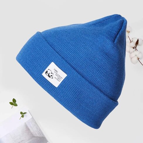 Men's Soft Knit Slouch Beanie - Casual Warm Winter Hat for Outdoor Activities in Saudi Arabia