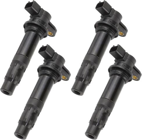 Caltric 4 Sets of Ignition Coils Compatible with Yamaha Sr230 Sx230 Ho High Output 1100 Sxt1100 Sxt-1100 2007-2009 in Kuwait