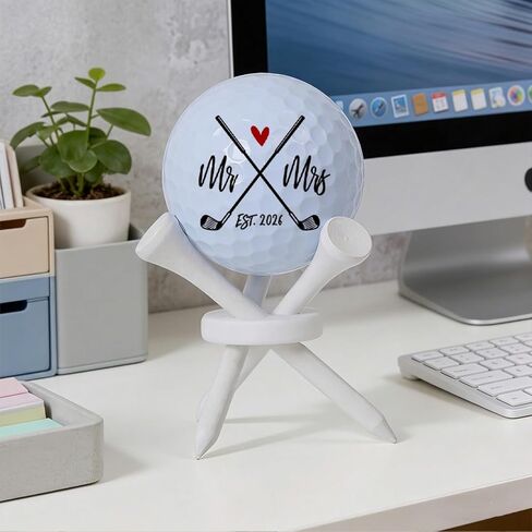 Golf Ball Golf Gifts for Couple Mr & Mrs, Golf Gifts for Bride and Groom Golfer Golfers Lovers Adult Golfing Fan, Valentines Engaged Wedding Gifts for Couple Golfer, Wedding Party Decorations in Saudi Arabia