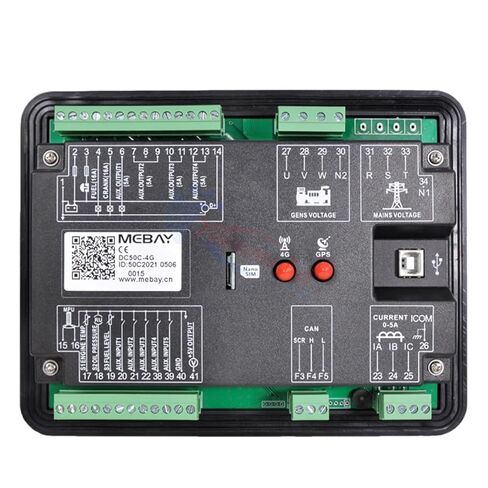 لوحة وحدة تبديل التحكم في المحرك RS485 منفذ الاتصالات مراقبة التيار الكهربائي 4G DC52CR-4G MK2 وحدة تحكم المولد in Kuwait