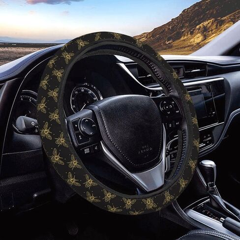 Purple Glitter Heart Steering Wheel Cover for Women Men, Non-Slip Steering Wheel Protector Car Wheel Covers, Universal 15 Inch Fit for Auto, Suvs, Truck in Kuwait
