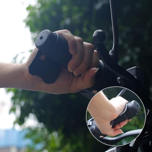 Universal Motorcycle Throttle Assist - Ergonomic Wrist Rest & Cruise Control Grip - Non-Slip Nylon-66 Accelerator Holder for Long-Distance Riding - Fits Motorcycles, E-Bikes, Scooters in Saudi Arabia