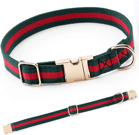 Premium Dog Collar, Cute Dog Collars Luxury Style, Durable Pet Collars with Metal Buckle Safety for Medium Dogs in Saudi Arabia
