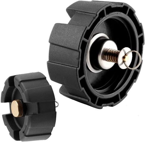 Unifizz Manual Vent Gas Cap, Outboard 12L/24L Universal Fuel Gas Tank Cap Cover Replacement for Ya-ma-ha Boat Engine in Kuwait