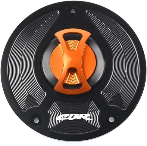 Keyless Motorcycle Fuel Gas Tank cap Cover For Honda CBR600RR CBR954RR CBR929RR CBR900RR CBR400RR CBR1000RR CBR1000RR Fireblade CBR1100XX Blackbird (Orange) in Saudi Arabia
