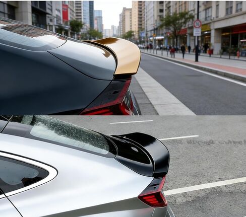 time secret Rear Spoiler Wing Fit for Hyundai Sonata 2020 2021 2022 2023 2024 SE/SEL/Sport/N Line/Limited/Sonata Hybrid, Gloss Black Rear Trunk Spoiler Wing LID in Saudi Arabia