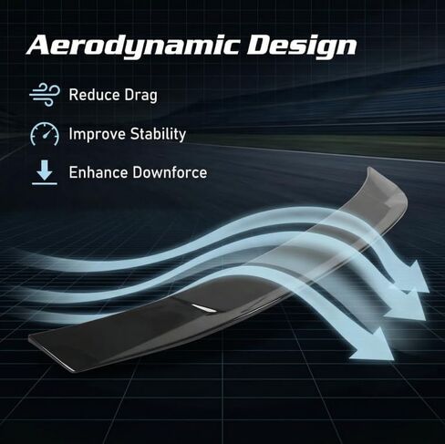 time secret Rear Spoiler Wing Fit for Hyundai Sonata 2020 2021 2022 2023 2024 SE/SEL/Sport/N Line/Limited/Sonata Hybrid, Gloss Black Rear Trunk Spoiler Wing LID in Saudi Arabia