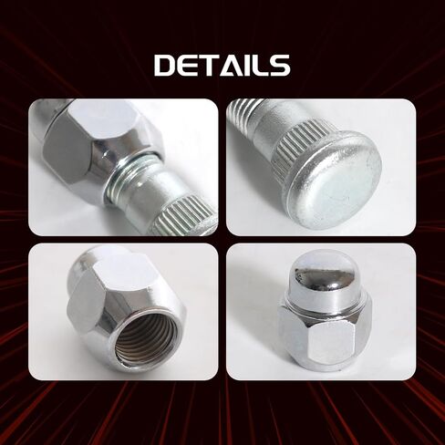 5 Sets M12-1.25 Wheel Stud Bolts & Lug Nuts Compatible with Subaru Legacy XV Crosstrek BRZ Ascent Impreza Toyota 86 1990-2024 Replaces 610-566 28365-FE001 SU00300781 28171-AJ000 in Kuwait