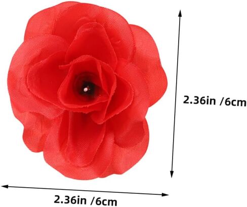 Abaodam 3pcs Realistic Red Rose Water Squirting Brooch Lightweight Party Prank Accessory for Halloween Christmas Gatherings Portable Novelty Spray Flower in Kuwait