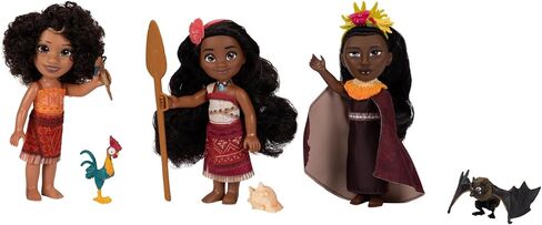 Disney Moana 2 Gift Set: Moana, Loto & Matangi Petite Dolls in Kuwait