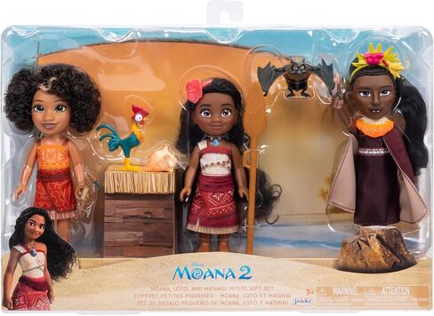 Disney Moana 2 Gift Set: Moana, Loto & Matangi Petite Dolls in Kuwait