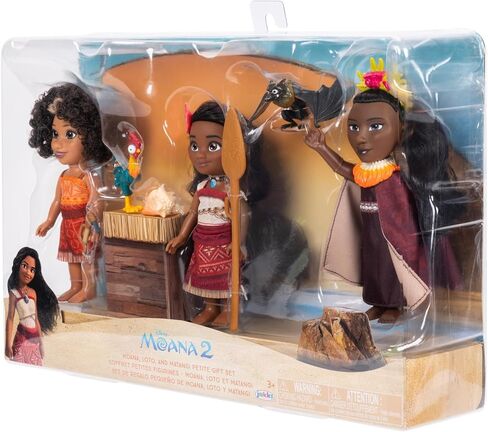 Disney Moana 2 Gift Set: Moana, Loto & Matangi Petite Dolls in Kuwait
