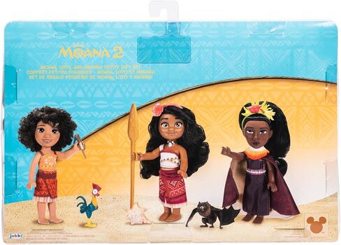 Disney Moana 2 Gift Set: Moana, Loto & Matangi Petite Dolls in Kuwait