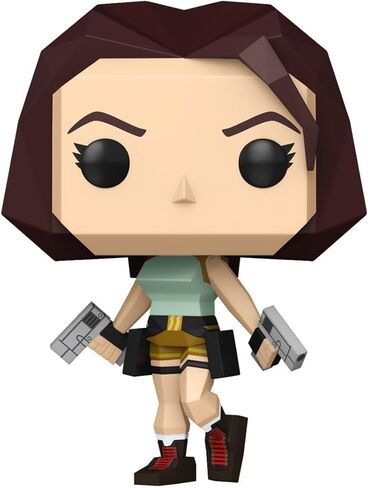 Funko Pop! Games: Tomb Raider - Lara Croft - (Polygon) - Collectable Vinyl Figure - Gift Idea - Official Merchandise - Toys for Kids & Adults - Video Games Fans - Model Figure for Collectors in Kuwait