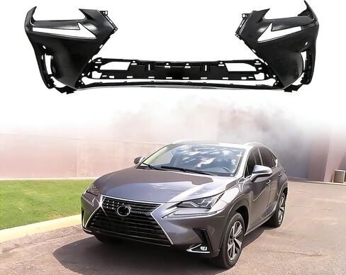 Primed Front Bumper Cover Fits for 2018-2021 Lexus NX300/300h W/Park Holes Replaces LX1000348 in Kuwait