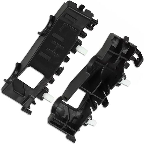 DAT AUTO PARTS Front Left Driver & Right Passenger Set Of 2 Bumper Cover Support Bracket Mount Retainer Brace Pair Replacement For 2016-2021 Hyundai Tucson Black Textured Plastic HY1032111 HY1033111 in Kuwait