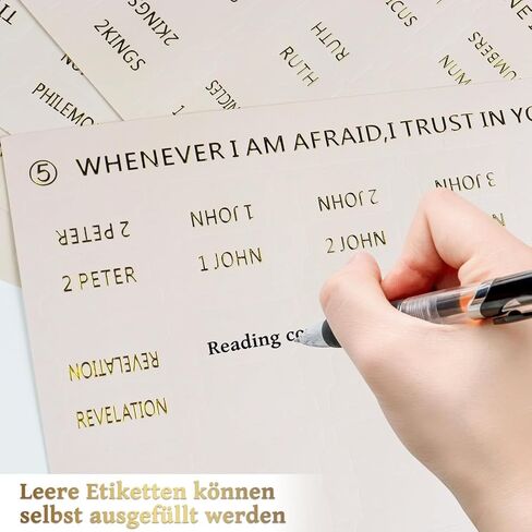 Laminated Bible Tabs, Gold Foil Embossed Lettering Bible Chapter Index Tabs for Women Men, Reposition Large Print Sticky Labels, Easy to Read and Apply, 75Chapters Labels for Easy Navigation in Kuwait
