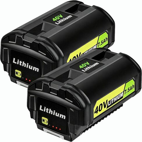 40Volt 4Ah Replacement Ryobi 40V Battery + Charger Kit for Ryobi 40V Lithium Battery OP4026 OP40601 OP4050A OP4040 OP4030 OP4050 with OP401 40V Charger in Saudi Arabia