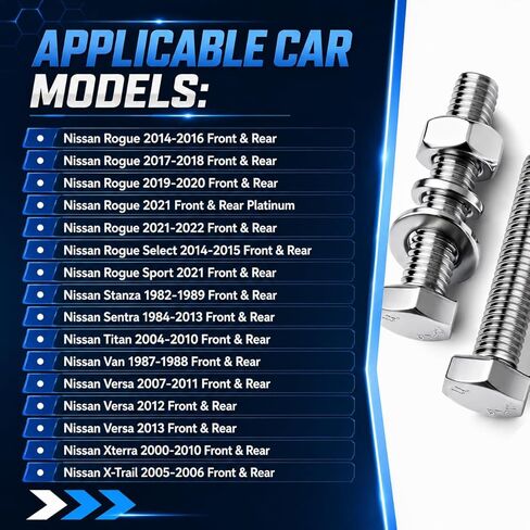 Automotive 5PCS Lug Nuts M12-1.25 Compatible with Infiniti G20 G35 M35 M45 Q45 Nissan Altima Rogue Replace 40224V5510 in Saudi Arabia