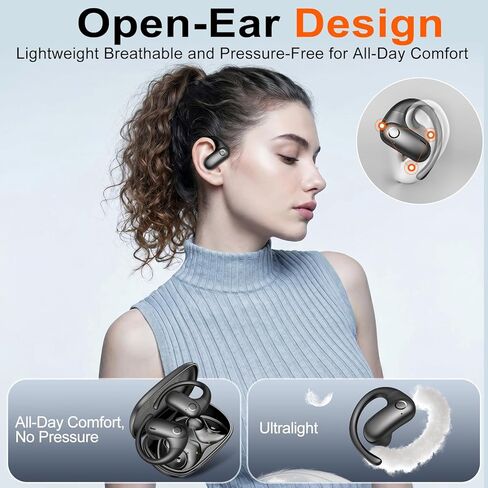 kurdene Bluetooth 5.3 Wireless Earbuds, S8 Deep Bass Hi-fi Stereo Headset with Microphone in-Ear Call Noise Canceling Bluetooth Headphones, Immersive Premium Sound Ear Buds for iPhone, Android in Saudi Arabia