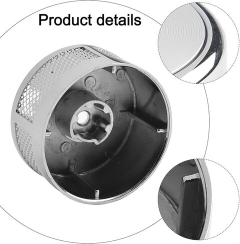 Chrome Gear Shift Selector Knob Aluminum Upgrade Compatible with L405 2013-2016, Evoque 2012-2016, Discovery Sport & LR4 2014-2016, Silver Replacement Interior Accessory in Kuwait