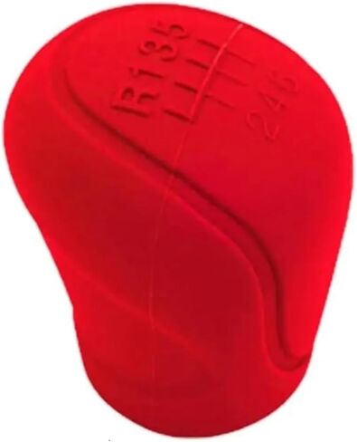Silicone Car Shift Knob for Volvo XC60 2008-2013, 6-Speed Anti-Slip Tear-Resistant Automatic Vehicle Gear Manual Stick Shifter Knob Protector Accessories (Beige) in Kuwait
